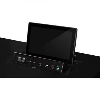 Выдвижной монитор  18,5" Full HD серии DynamicX2 с выдвижной панелью интерфейсов (изготавливается на заказ) ARTHUR HOLM AH19DX2HDGA/BC